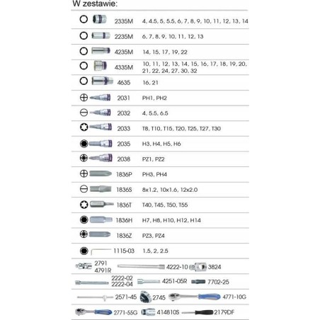 King Tony Werkzeugset, 96-teilig (KY7596MR)