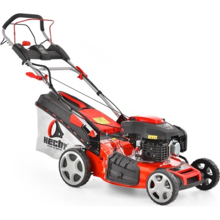 Hecht HECHT 551 SXE Benzin-Rasenmäher 5-in-1-Rasenmäher mit Antrieb für das Mähen entlang von Mauern