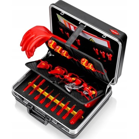 Knipex-Werkzeugset: BASIC-WERKZEUGKoffer für Elektromobilität, 465 × 200 × 410 mm