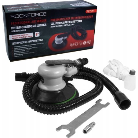 Rockforce-Schleifmaschine – Druckluftbetriebene Exzenter-Oszillationsschleifmaschine