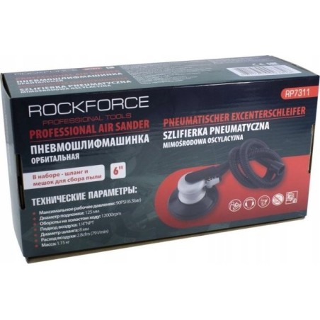 Rockforce-Schleifmaschine – Druckluftbetriebene Exzenter-Oszillationsschleifmaschine
