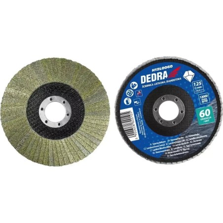 Dedra-Schleifmaschine DIAMANT-BLATT-SCHLEIFSCHEIBE DEDRA H12L0200 125X22,2MM, KORNGRÖSSE 200
