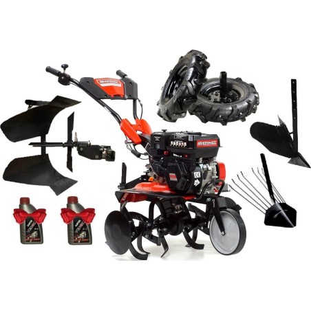 Hortmasz-Motorhacke HGS LX750 HS212 HORTMASZ mit Verbrennungsmotor + 8-teiliges Zubehörset