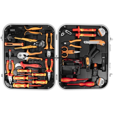 Elektriker-Koffer, 25-teilig