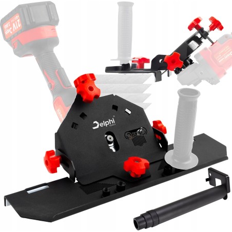 Delphi SLIDER Schleifmaschine – Aufsatz für Winkelschleifer zum Schneiden von Feinsteinzeugfliesen