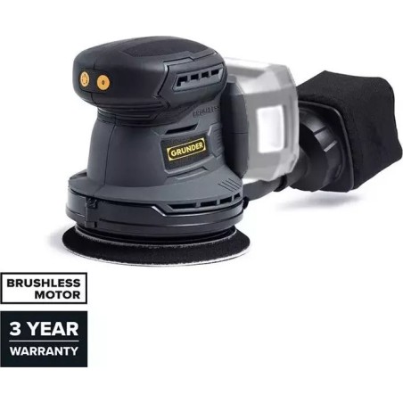 Exzenterschleifer Grunder RO-B1118, bürstenlos, 18 V