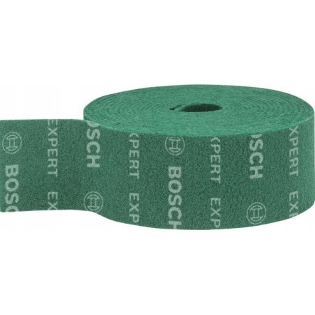 Bosch Expert Fleece-Schleifrolle N880 Allzweck, 100 mm x 10 m, Schleifblatt (grün, 10-Meter-Rolle, zum Handschleifen)