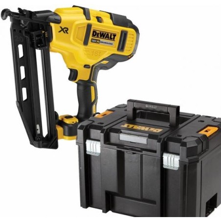 Dewalt DEWALT 18-V-Akku-System (18V XR bürstenloser Nagler für den Innenausbau, Nägel 32–63 mm, Koffer) – DCN660NT-XJ