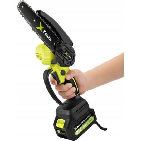 xTool Akku-Kettensäge – bürstenlose Kettensäge für Äste, Handkettensäge, 6"