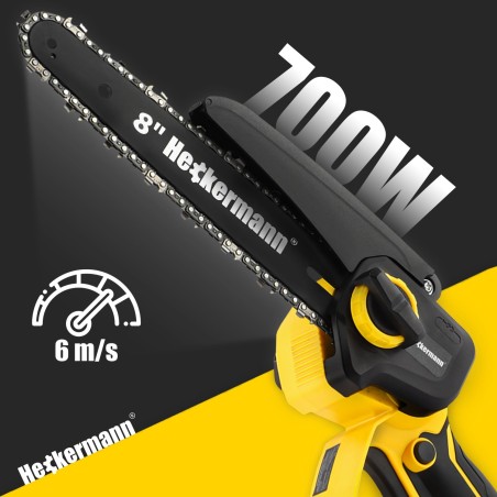 8-Zoll-Akku-Kettensäge Heckermann Basic AJPG8