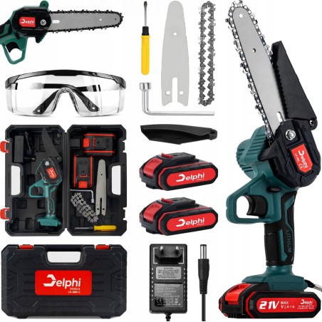 Delphi-Kettensäge, 1,4 PS, 2 x 20 V, 18 cm