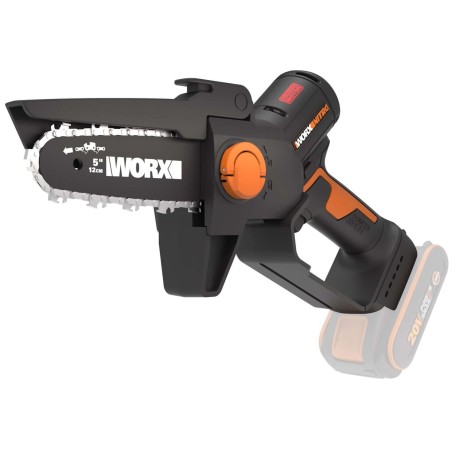 Worx WG325E.9 20-V-Kettensäge, 12 cm