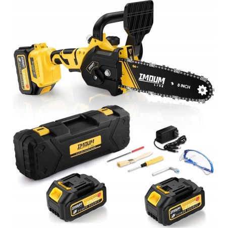 IMOUM DLJ08 21-V-Kettensäge, 20 cm