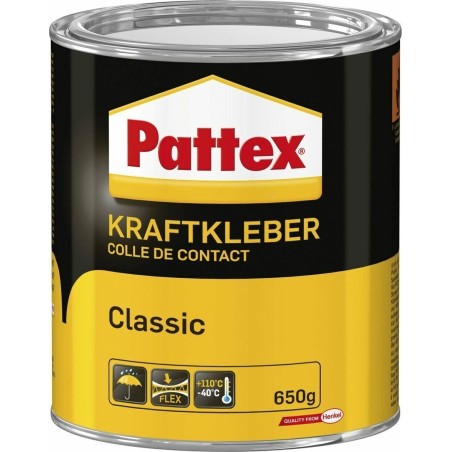 Klebepistole Dell Pattex Kraftkleber Classic, hochwärmebeständig, Dose mit 650 g