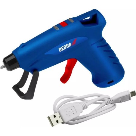 Dedra Heißklebepistole, 15 W, 7–8 mm, kabellos, USB