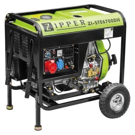 Zipper-Stromaggregat 6,5 kW 1x230 V 1x400 V AVR ZIPPER ZI-STE6700DH