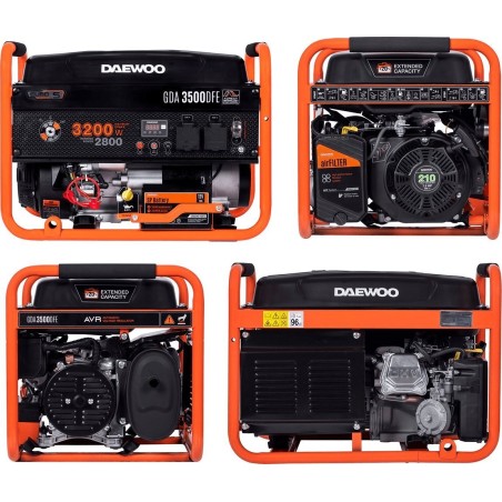 Daewoo-Stromaggregat GDA3500DFE, 3200 W, einphasig