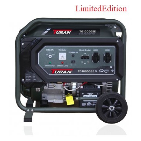 Benzin-Generator Turan TG10000SE Limited Edition, 8,3 kW max., AVR, 230 V/12 V