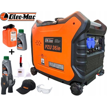 OLEO-MAC-Stromaggregat mit Inverter, Modell PZU 36ie, 3,0 kW