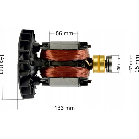 KELTIN Rotor für einen 230/400-V-Stromgenerator mit Verbrennungsmotor, 2500 W (1)