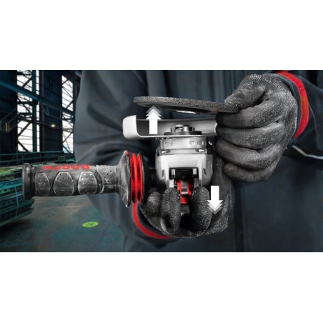 Bosch X-LOCK Akku-Winkelschleifer GWX 18V-10 P Professional solo, 18 Volt (blau/schwarz, ohne Akku und Ladegerät)