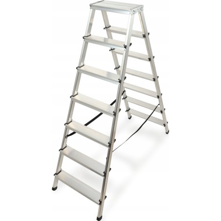 Kadax KADAX Aluminium-Doppelseitige Leiter 2x7