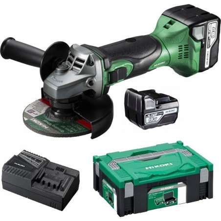 Winkelschleifer Hikoki HIKOKI.ANGLE GRINDER. 18 V 125 G18DSL2 2x5,0 Ah HITSYSTEM ...