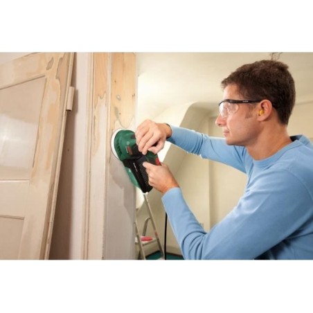 Bosch-Schleifmaschine Exzenterschleifer BOSCH – PEX 300 AE + 1 SystemBox-Behälter Größe M