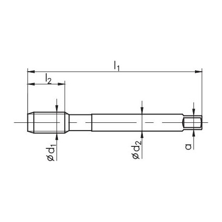 Fanar Maschinengewindebohrer M12x1,25 (D2-111101-0124)