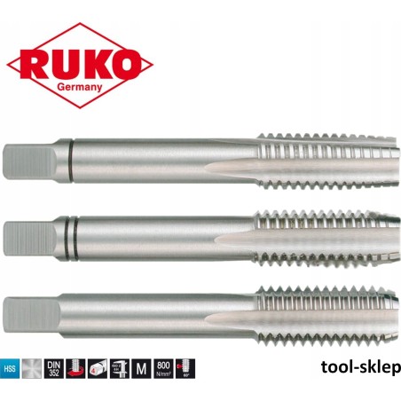 Beschaffung: Linksgewindebohrer RUKO M DIN 352 HSS M16