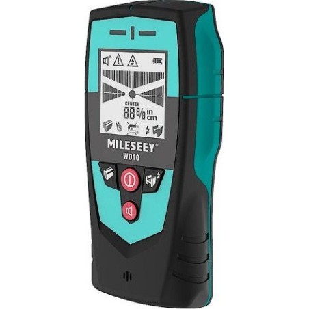 Mileseey Leitungsdetektor, Kabelsucher, Metalldetektor MILESEEY WD10 IP65