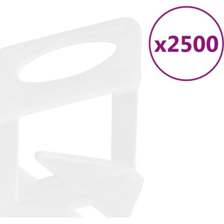 Ausgleichsklammern für Fliesen, 2500 Stück, 1,5 mm