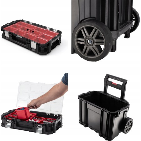 Kadax Keter Werkzeugkasten auf Rollen, Set