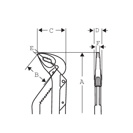 Bahco Verstellzange Ergo 250 mm (8224)