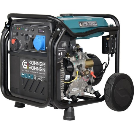 Könner & Söhnen KS8100iEG 8000-W-Einphasen-Stromaggregat
