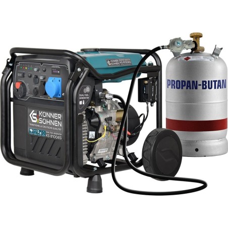 Könner & Söhnen KS8100iEG 8000-W-Einphasen-Stromaggregat