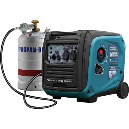 Stromaggregat Könner & Söhnen KS 4000iEG S 4000 W, einphasig