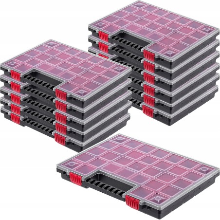 Kadax Werkstatt-Organizer, Kasten mit 21 Schubladen, 12 Stück