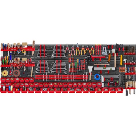 Kadax KADAX Werkzeugtafel Wand 232 x 78 cm, 132 Teile