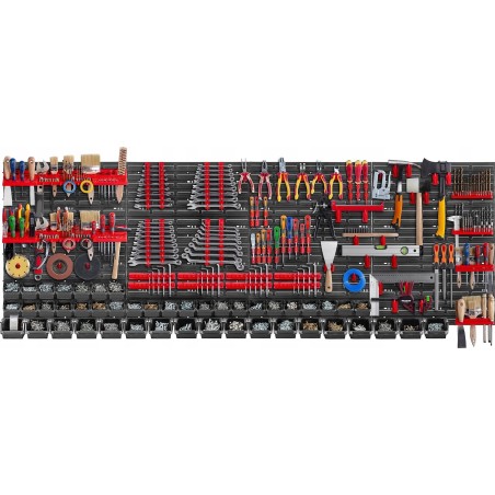 Kadax KADAX Werkzeugtafel Wand 232 x 78 cm, 132 Teile