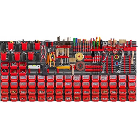 Kadax KADAX Werkzeugtafel Wand 174 x 78 cm, 121 Teile