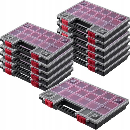 Kadax Werkstatt-Organizer, Kasten mit 18 Schubladen, 12 Stück