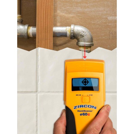 Zircon Metalldetektor E60C (Eisen- und Nichteisenmetalle, stromführende Kabel)