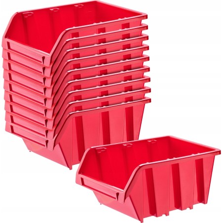 Kadax Aufbewahrungsbehälter für Katzentoiletten, Organizer, 390 x 240 mm, 10er-Pack