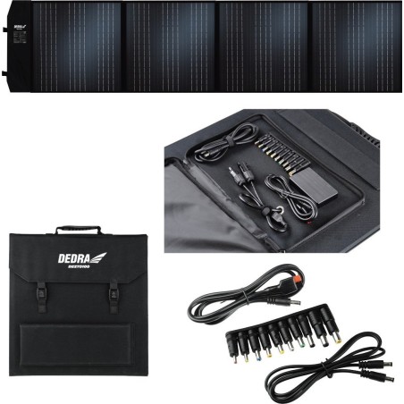 Dedra-Generator mit 100-W-Solarmodul