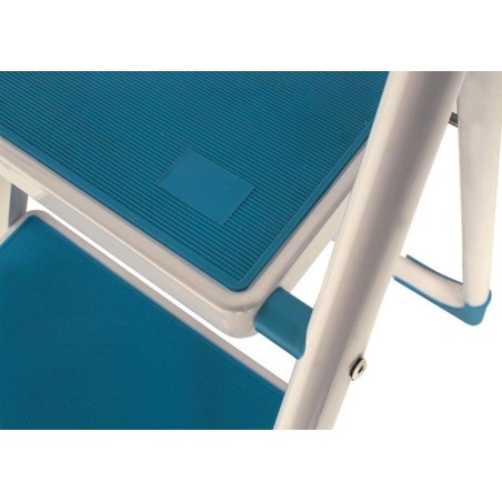 Zusammenklappbare Haushaltsleiter, 3-stufig, mit Ablage, bis 150 kg, universell einsetzbar