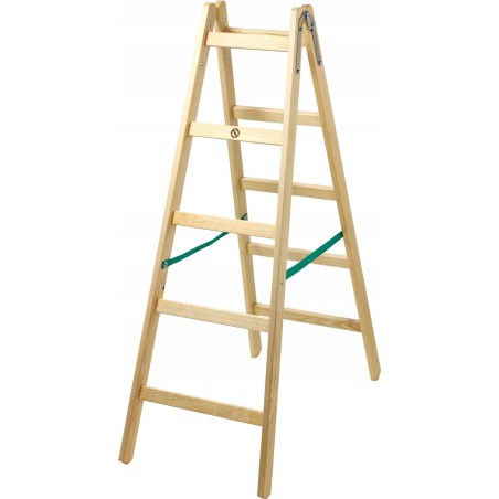 Kadax KADAX Holz-Klappleiter für Malerarbeiten 2x5