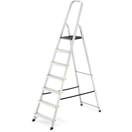 Aluminiumleiter, 7 Sprossen, Tragkraft 150 kg I-1917