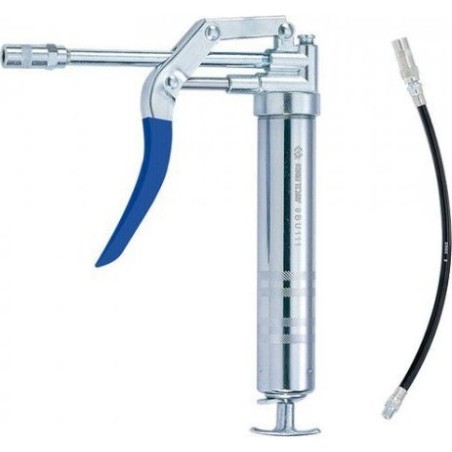 King Tony HANDFETTPRESSE 267 MM, FASSUNGSVERMÖGEN 0,12 L + SCHLAUCH 300 MM (1 STÜCK)