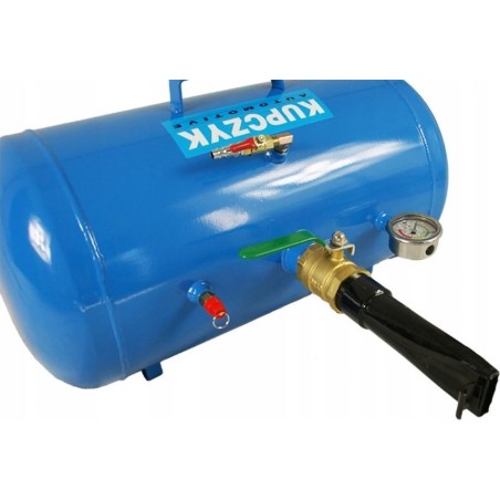 Goodyear KUPCZYK Kompressor mit Druckbehälter zum Aufpumpen von Reifen, 38 l